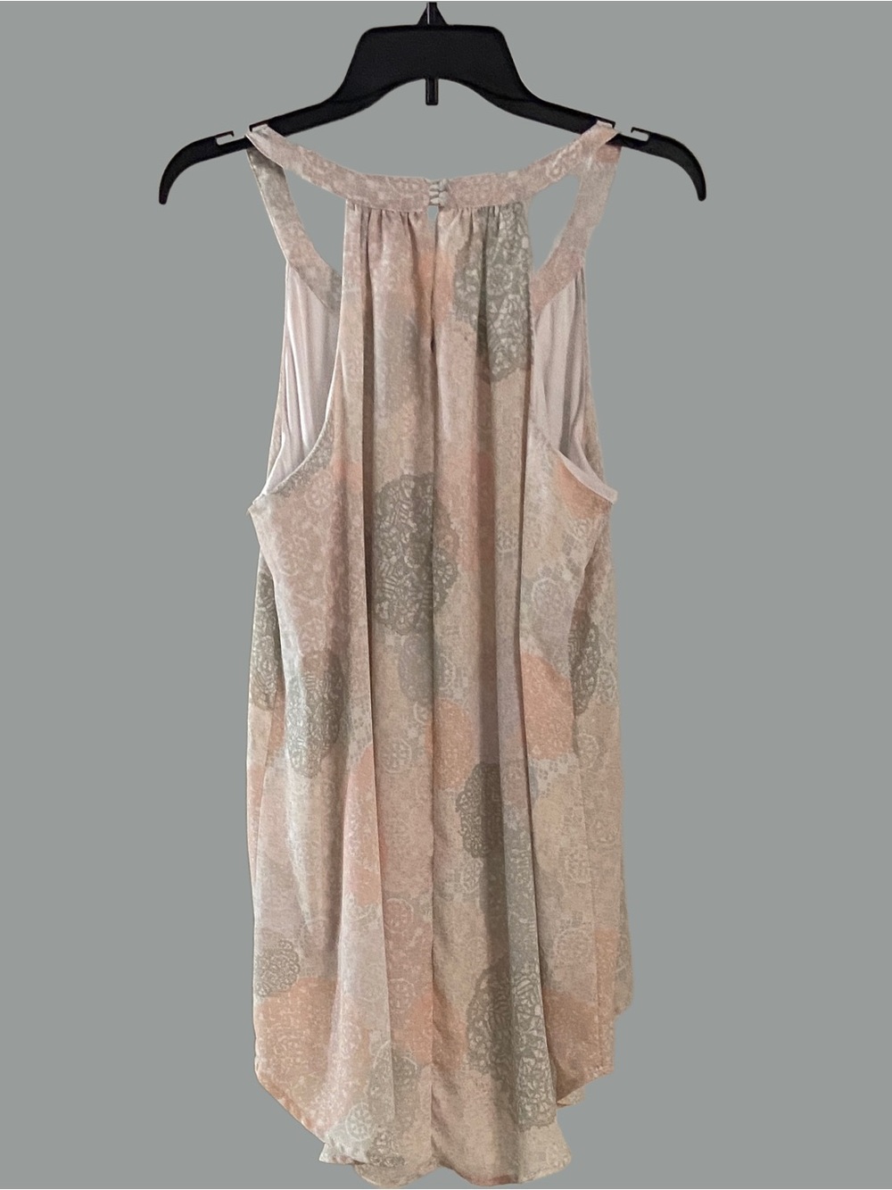 Torrid Women's Pink and Gray Patterned Tank Top - Picture 2 of 10